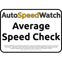 Average Speed Sign